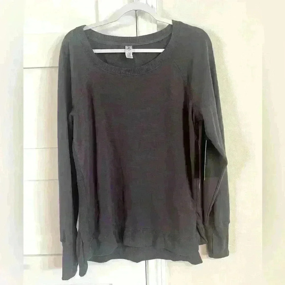 90 Degree by Reflex Gray Long Sleeve Shirt Blackened Pearl- Size Large- NWT - Picture 1 of 5